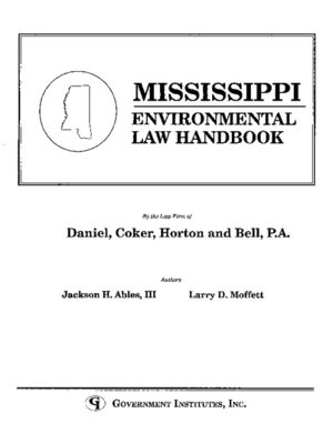 cover image of Mississippi Environmental Law Handbook